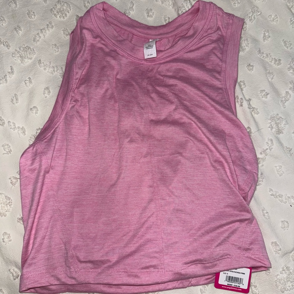 Yogalicious Pink Muscle Tee